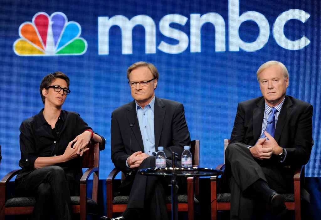 Rachel Maddow, Lawrence O'Donnell and Chris Matthews